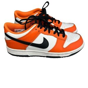 Nike Boy’s Orange Black and White Sneakers